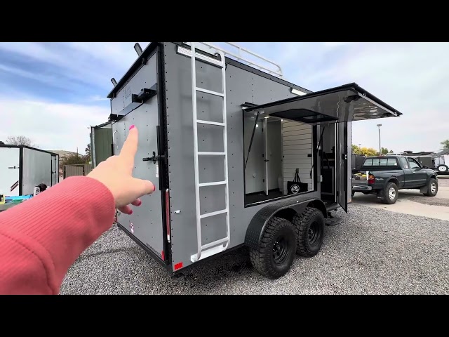 3700lbs - Full Year Round Bathroom - Colorado Off Road Trailer with 13 feet of garage!!