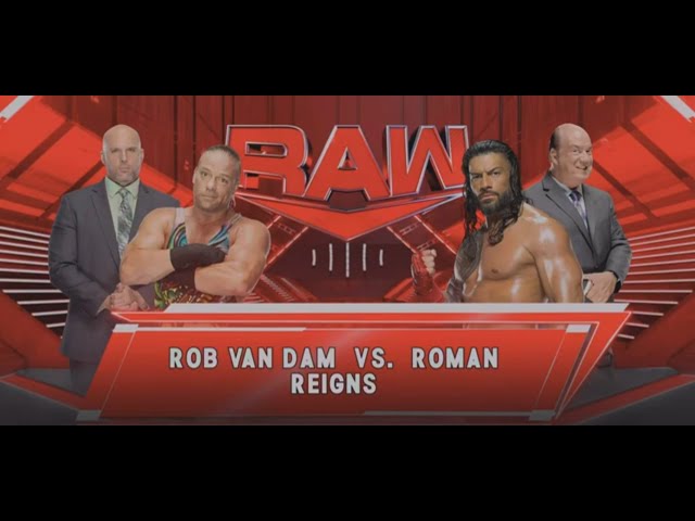 What will happen if RVD doesn't respond to Roman Reigns? (WWE 2K23) (PS5) (4K)