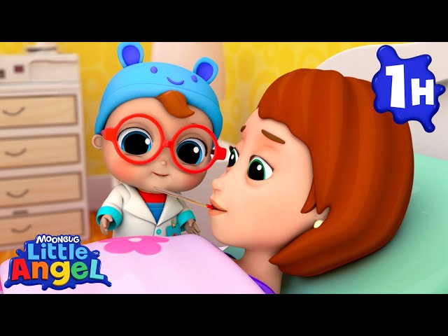 Mom Is Sick! |  Little Angel👼| Kids Songs & Nursery Rhymes | Be Brave!