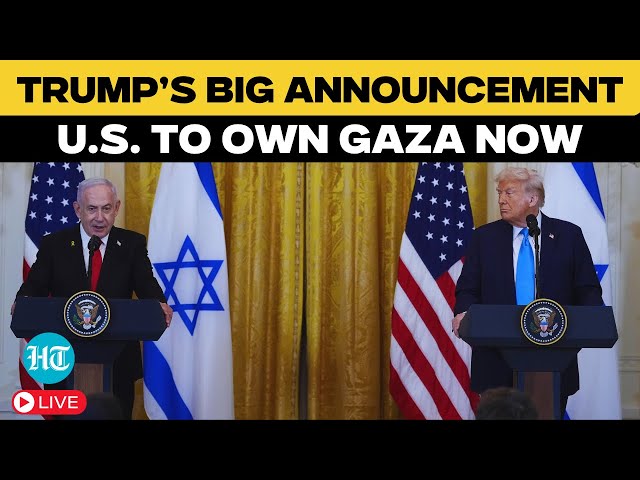 LIVE: Trump Stuns World With Gaza Ownership Change Announcement With Netanyahu | US | Israel | Hamas