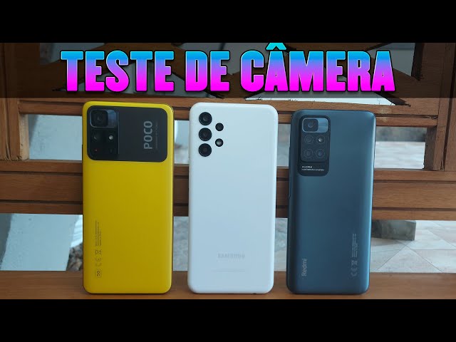 Teste de Câmera Galaxy A13 x Poco M4 x Redmi 10