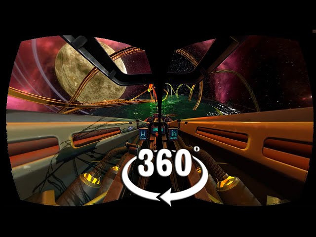 VR 360 Space Sci Fi Roller Coaster full movie video Oculus Quest HTC Vive Google Cardboard