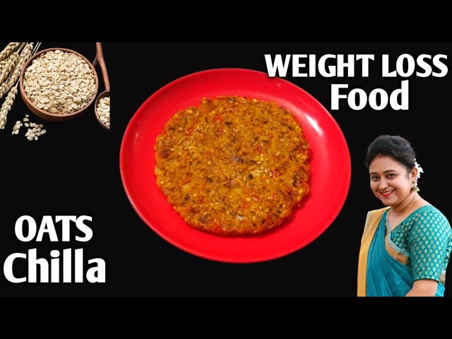 High Protein Oats Chilla - Thyroid /PCOS Weight Loss - Oats Recipe For Weight Loss | Healthy Recipes