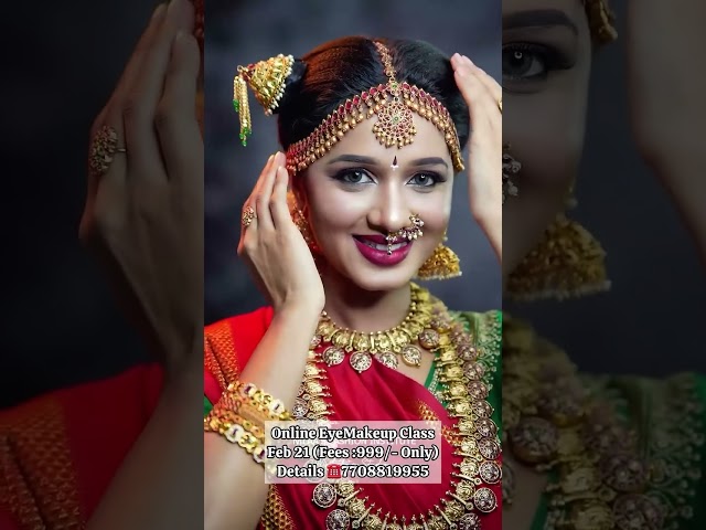 Bridal Makeup & Makeup class 📞7708819955 #nilaasfashioninstitute  #nilamakeoverartistry #niladheeban