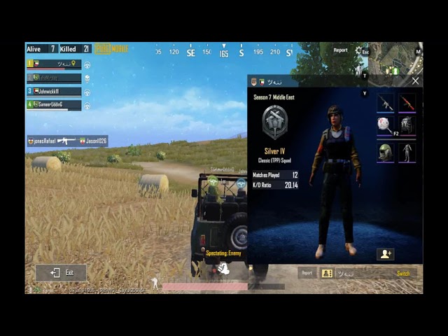 i met hucker in solo squad.قابلت هكر فسولو سكواد