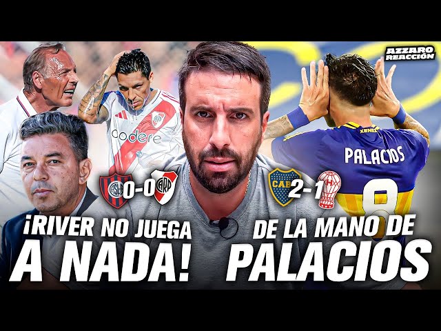 EMPATÓ RIVER Y GANÓ BOCA (0-0 CON SAN LORENZO Y 2-1 A HURACÁN) // AZZARO REACCIÓN Y ANÁLISIS