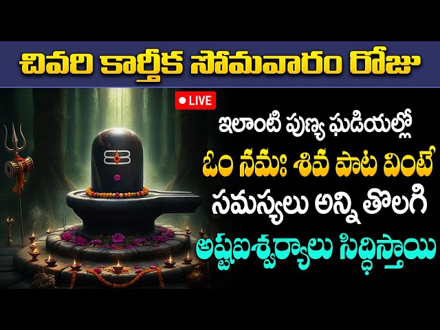 LIVE : KARTHIKA MASAM SPECIAL LORD SHIVA TELUGU BHAKTI SONGS | MAHADEV |  @sumantvspirituallife