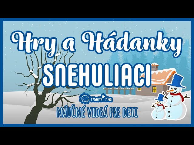 Hry a hádanky - Snehuliaci /maminask:)