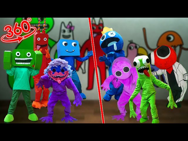 VR 360° NEW Rainbow Friends Monster In Real Life 🎶 Friday Night Funkin' (Roblox Rainbow Friends)