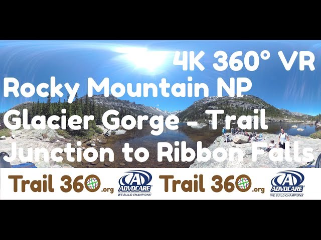 Glacier Gorge - Trail Junction to Ribbon Falls Full-Trail 360