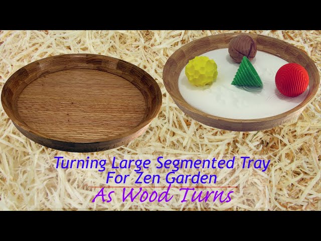 Turning Large Segmented Tray For Zen Garden