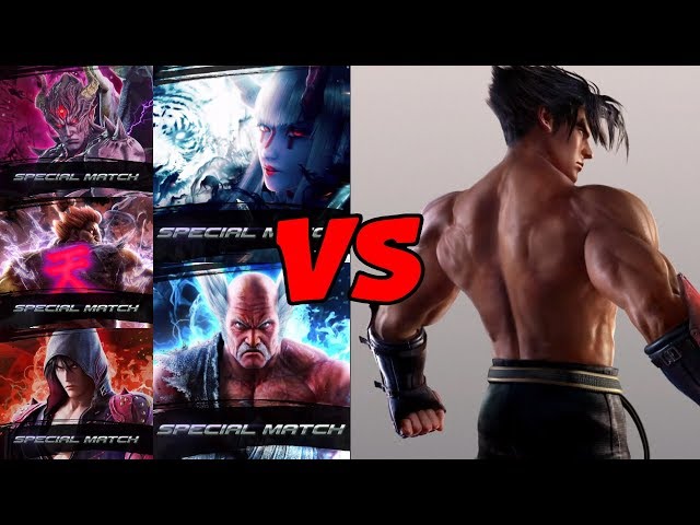 Tekken 7 Jin kazama vs all bosses  (all special matches)