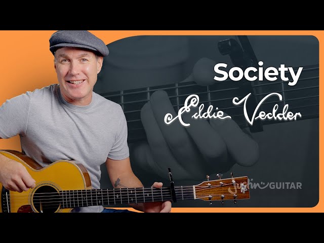 Society by Eddie Vedder | Easy Guitar Lesson | Into The Wild Soundtrack