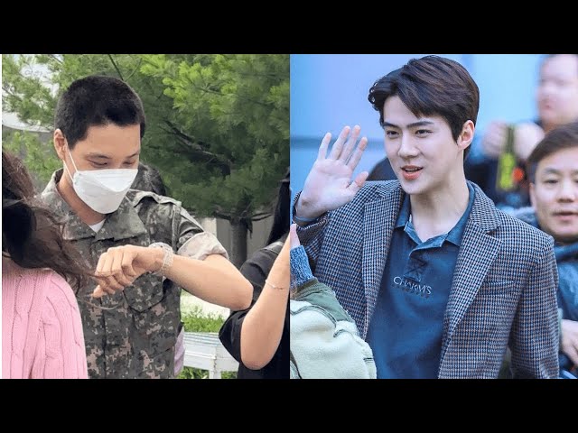 EXO News Today! Caught on Camera! EXO's Sehun and Kai Secretly Have Dinner During Military Service