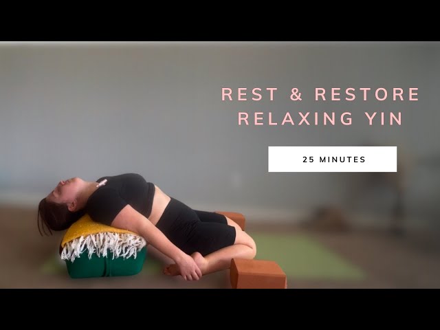 25 minute Relaxing Yin Yoga for Stress Relief - Yoga for Sleep - Yoga for Relaxation