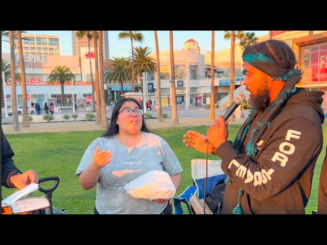 ANGRY CHRISTIAN WOMAN TRIES TO REBUKE THE ISRAELITES!!!!