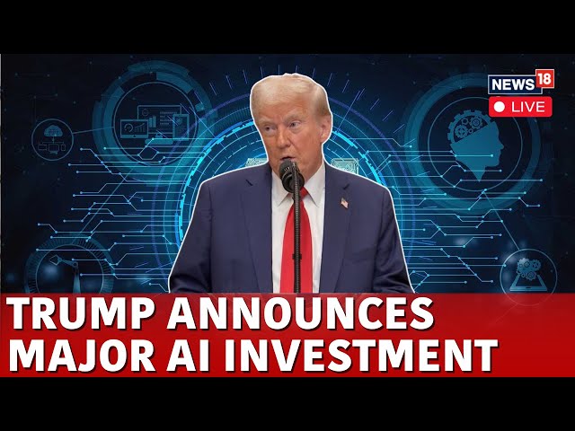 Donald Trump News LIVE | Trump Announces A $500 Billion AI Infrastructure Investment In The US |N18G