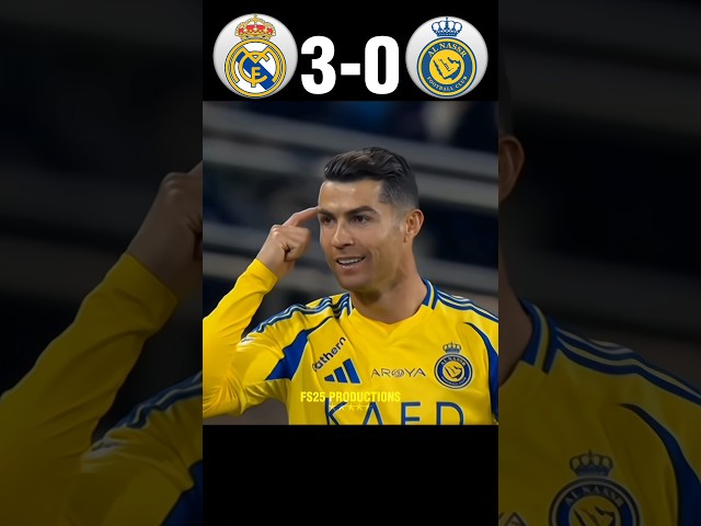 The Day Ronaldo Destroyed Mbappe Al Nassr vs Real Madrid Friendly Match 2025 Imaginary #football