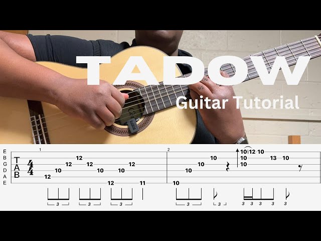 Tadow - Masego & FKJ | GUITAR TUTORIAL