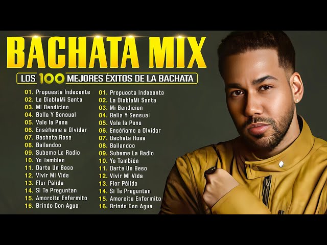 Romeo Santos Exitos 2024 💝 Romeo Santos Sus Mejores Canciones Bachata Mix 2024 || Bachata 2024