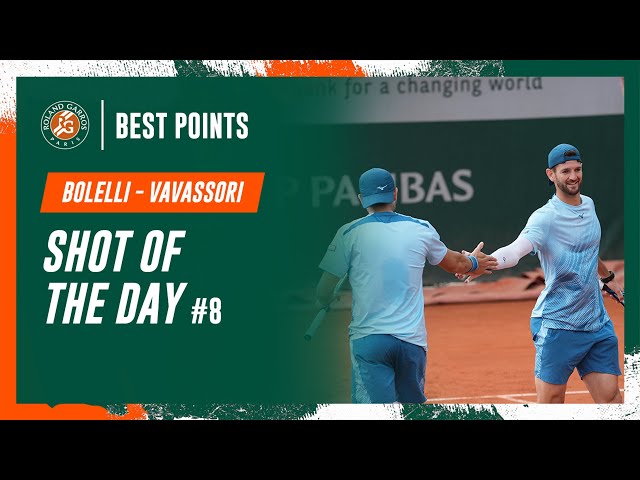 Shot of the day #8 Bolelli & Vavassori | Roland-Garros 2024