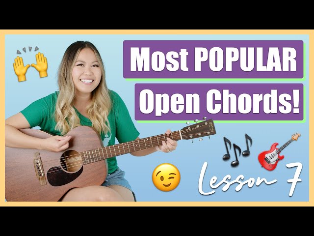 Guitar Lessons for Beginners: Episode 7 - Learn THESE Common Open Chords for Rhythm Guitar Players!