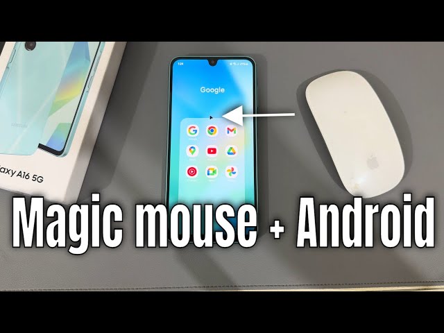 SAMSUNG Galaxy A16 5G: How to connect apple mouse to android