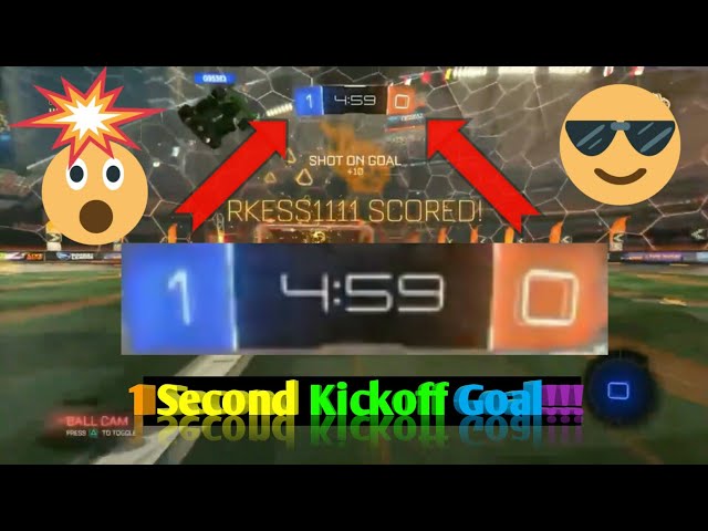 Fastest Goal in Rocket League?!?! (1 SEC🤯)