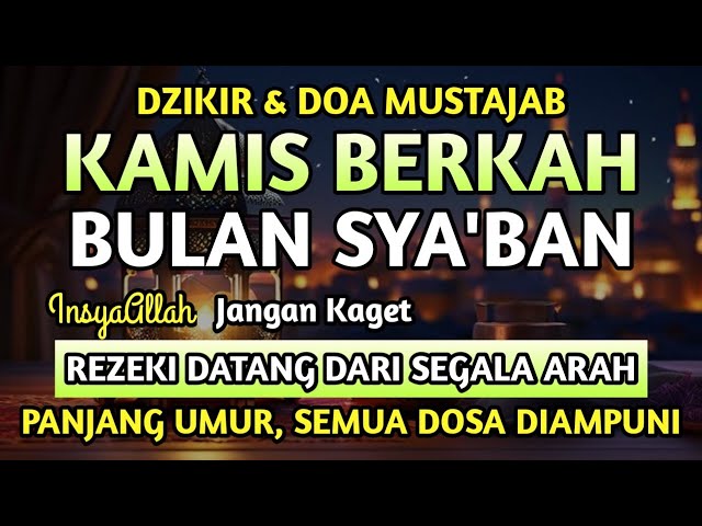 Dzikir & Doa Mustajab di Hari Kamis, Zikir Pembuka Rezeki, InsyaAllah Rezeki Datang Tak Disangka2🤲