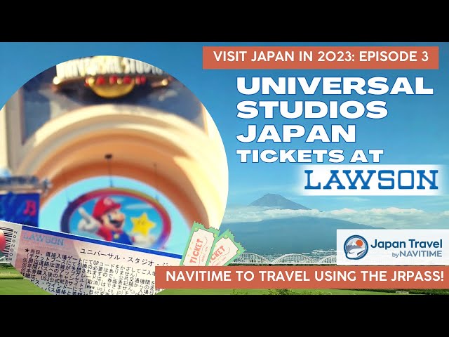 (ENG) Ep.3: Buying USJ🌏 tickets 🎟️ at convenience stores+travel with the JR Pass using Navitime