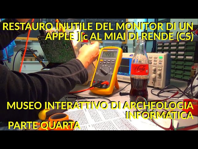 La SAGA ATROCE dei MONITOR Apple ][c al MIAI di Rende (CS) PARTE 4 #vlogs #retrocomputing #apple