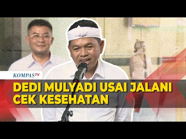 Jelang Pelantikan, Gubernur Jabar Terpilih Dedi Mulyadi Cek Kesehatan di Kemendagri