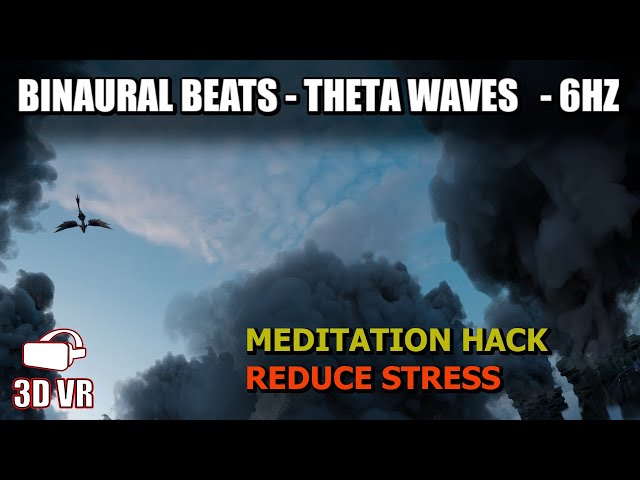 Increase Theta Brain Waves Using Meditation Music W/ 6 hz Binaural Beats.