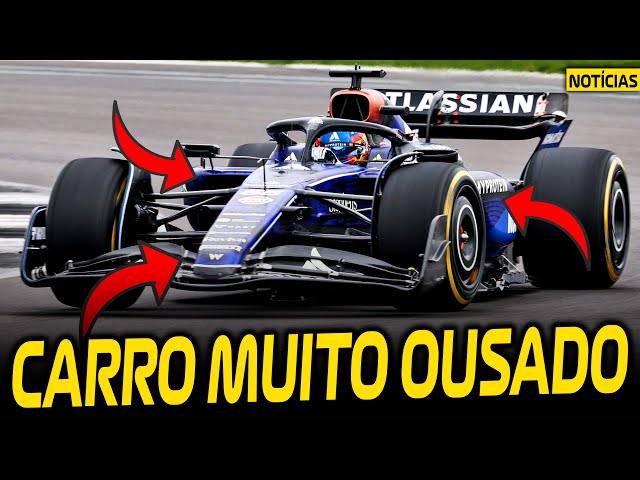 WILLIAMS SURPREENDE COM CARRO BASTANTE OUSADO / RED BULL E ORACLE EM "EMBATE"