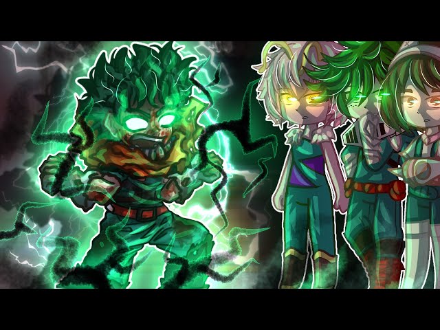 Past 1-A React To Izuku Midoria OFA 120% // Gacha React