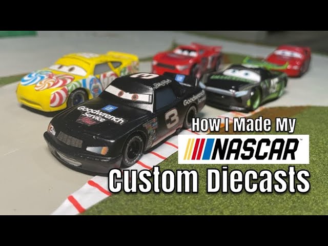 How I Made My Disney Cars NASCAR Custom Diecasts