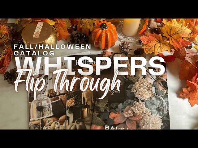 ASMR Fall Catalog Soft Whispers Flip Through: Southern Accent, Personal Attention, First Voice Video