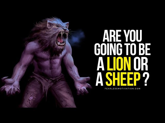 Are You Going To Be A LION or a SHEEP? 🔥 BEAST MODE SPEECH 🔥 Gym Motivation!