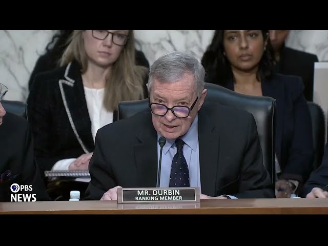 WATCH: Sen. Durbin questions Patel in confirmation hearing