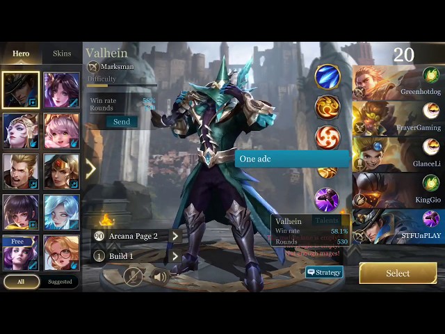 Arena of Valor- Valhein ADC  full game- AoV07