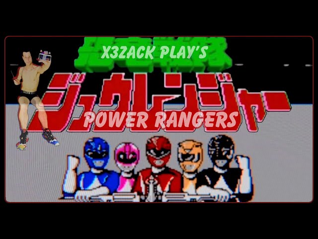 x3zack Play’s “Power Rangers” NES