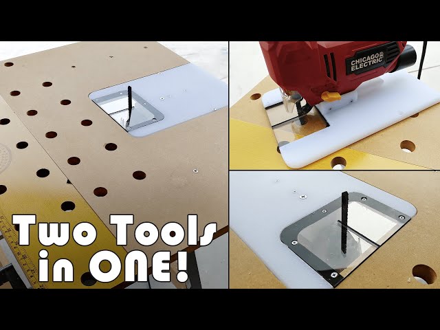 DIY Jigsaw to Scroll Saw Conversion for the Harbor Freight Folding Workbench