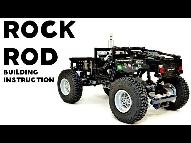 Lego Rock Rod - free building instruction /BuWizz/Off-road DC tires/4x4/