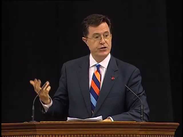 Stephen Colbert Salutes UVA's Class of 2013