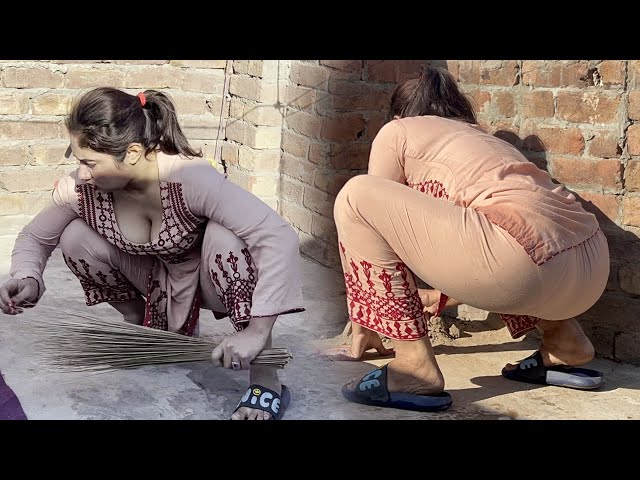 My Home Setting _ Desi Cleaning Vlog _ Pakistan Village Life Vlog _ Desi Aunty New Hot Vlog