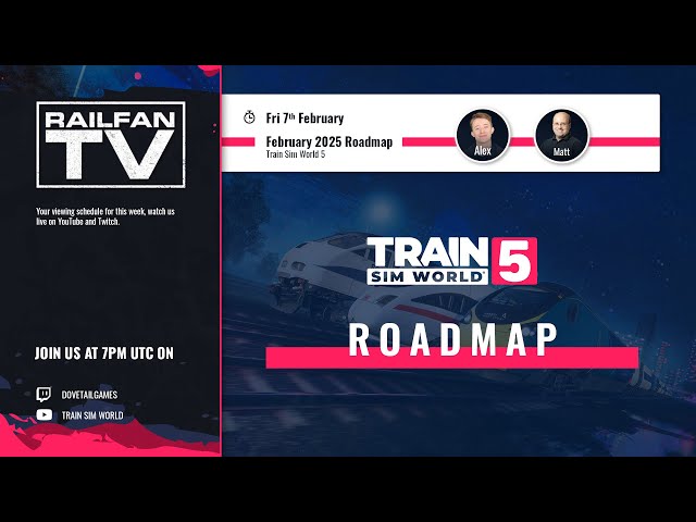 Train Sim World Roadmap - February 2025