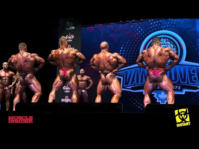 IFBB Pro Men's Bodybuilding Comparisons at the 2024 Vancouver Pro Show