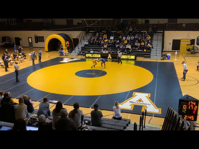 174 Tarter, Carial v Flitz, T. (Appalachian State) 01-31-21 L 4-17