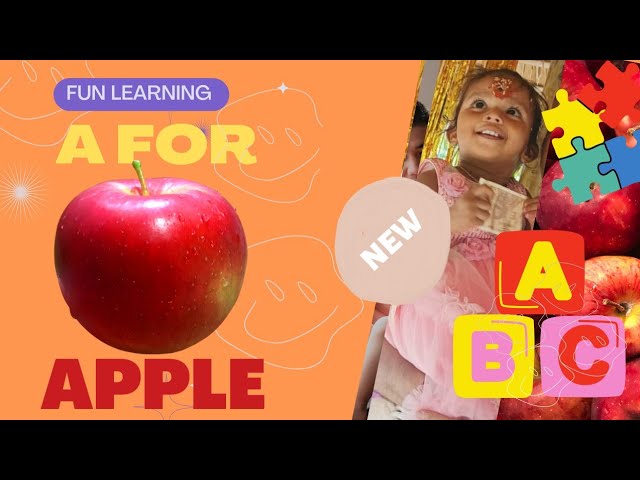 "A is for Apple: Fun and Interactive Learning for Preschool Kids"