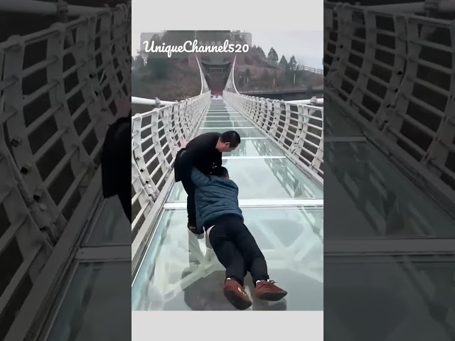 Glass Bridge Of China 😱